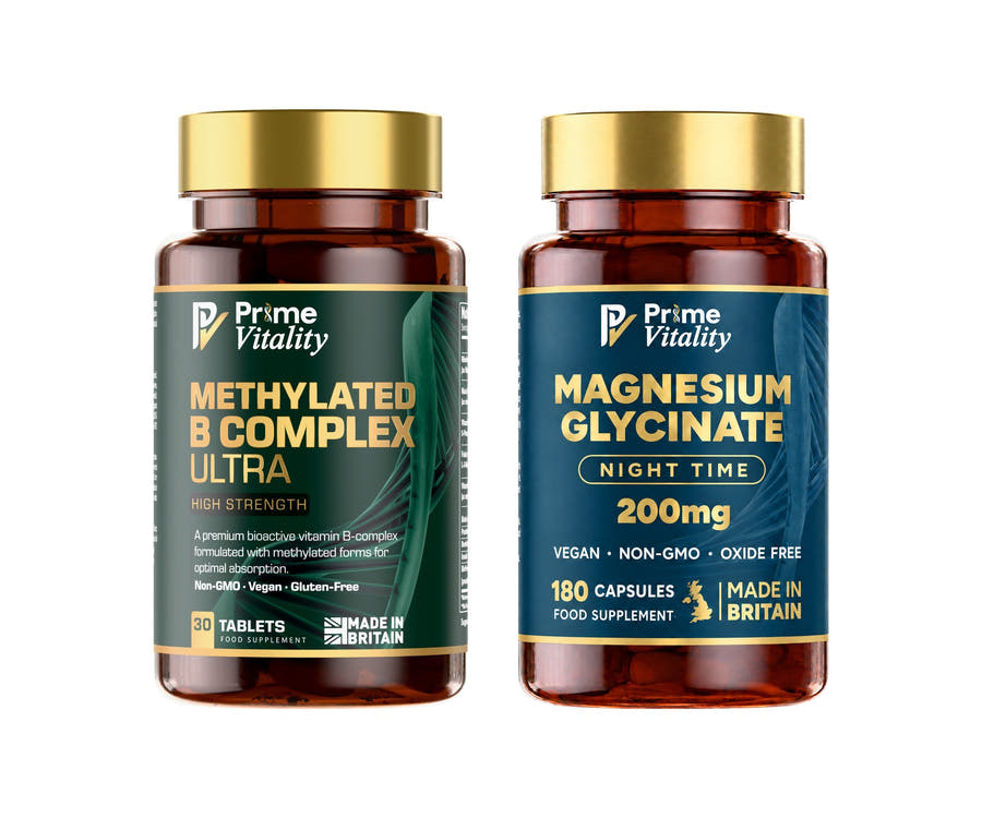 Prime Vitality Methylated B Complex Ultra and Magnesium Glycinate