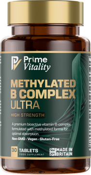 Prime Vitality Methylated B Complex Ultra bottle