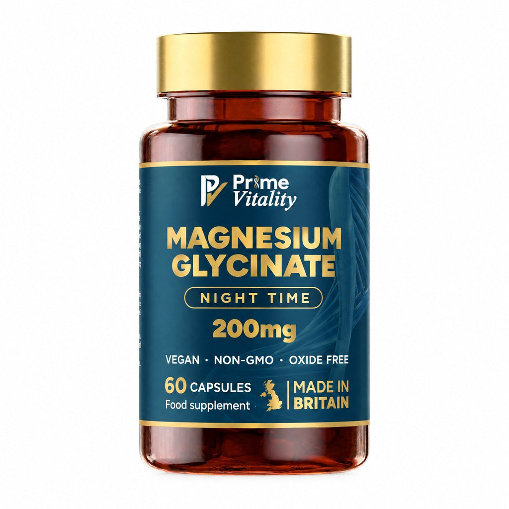 Magnesium Glycinate Night Time, 60 vegan capsules