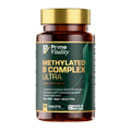 Prime Vitality Methylated B Complex Ultra, 30 vegan tablets, made in Britain