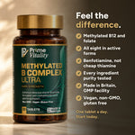 One small tablet a day: methylated B12 and folate, all eight B vitamins in active forms