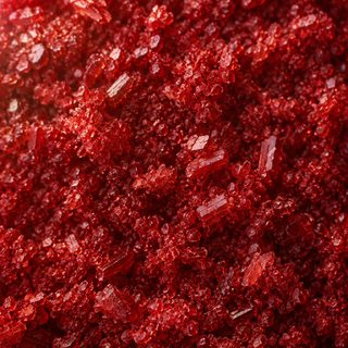 Red vitamin B12 crystals